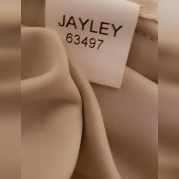 Super rare JAYLEY Collection Peacock & Butterfly Coat Jacket ButtonUp w/Belt - Picture 8 of 8